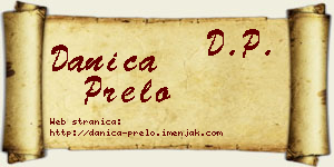 Danica Prelo vizit kartica